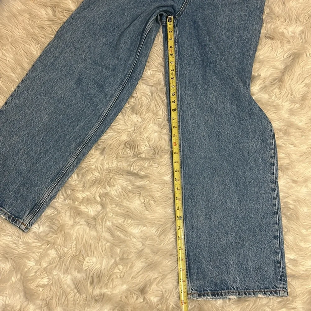 Zara Blue Wide Leg High Waisted Jeans Classic‎ Denim Women’s Size 4